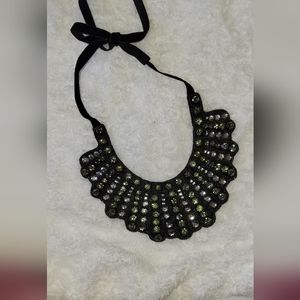 Collar Style Velvet Necklace